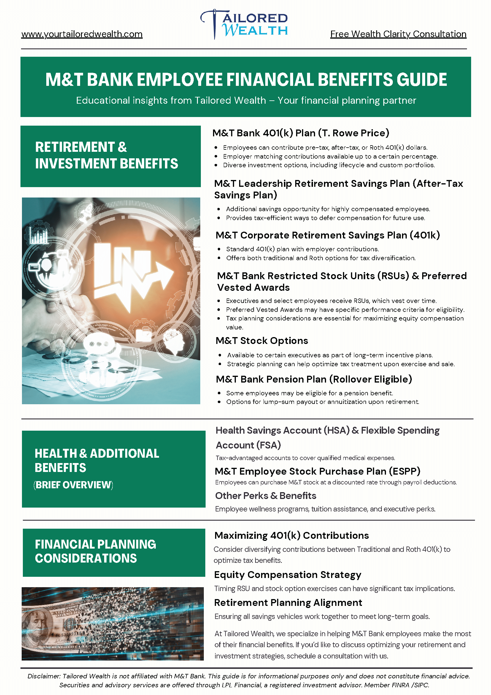 M&T Bank Employee Financial Benefits Guide