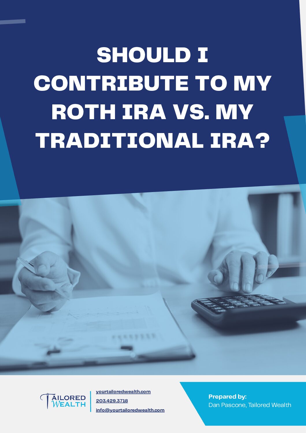 Should I Contribute to My Roth IRA vs. My Traditional IRA?