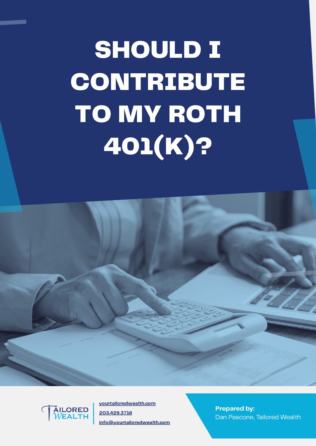 Should I Contribute to My Roth 401(k)?