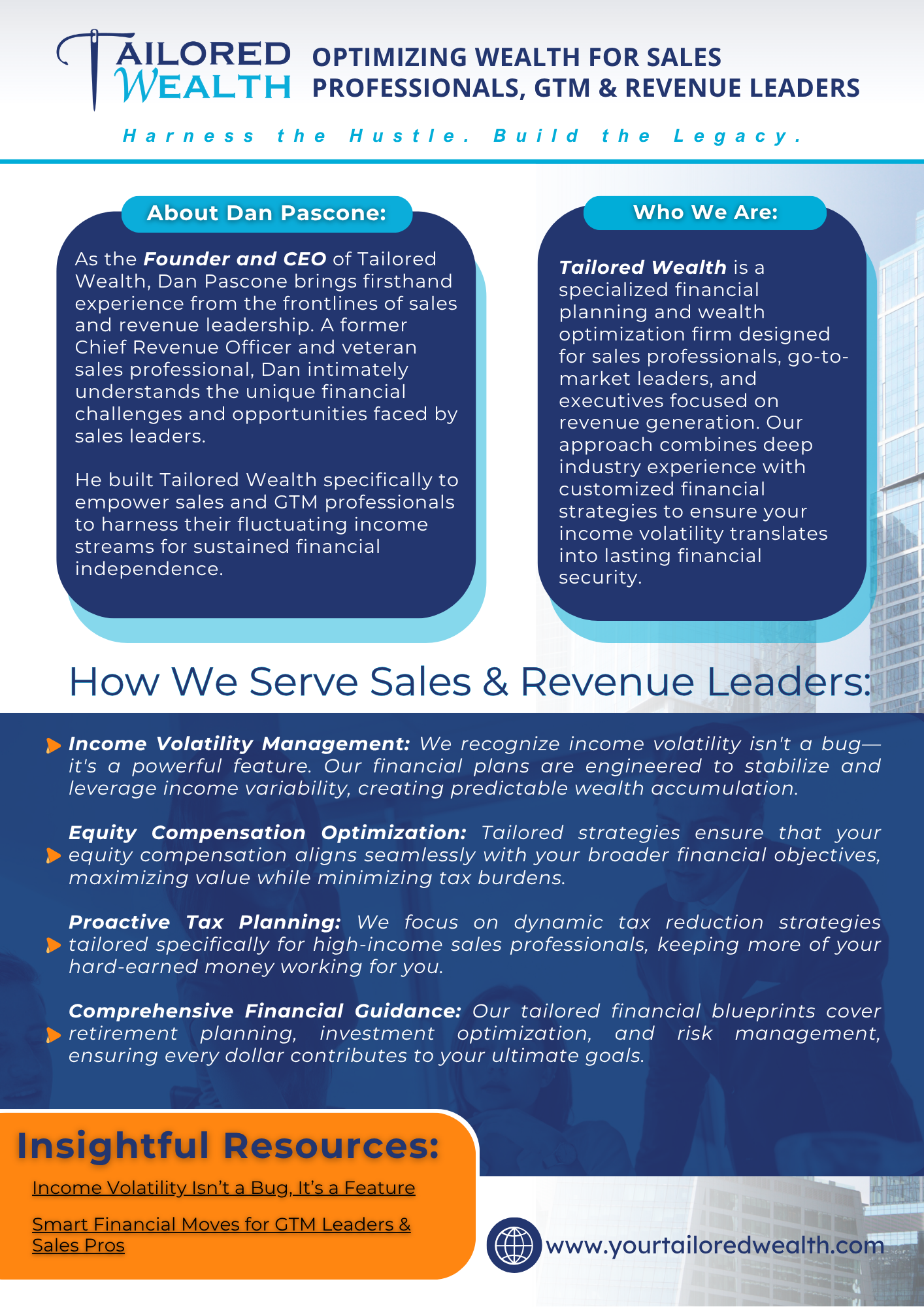 Optimizing Wealth For GTM and Revenue Leaders