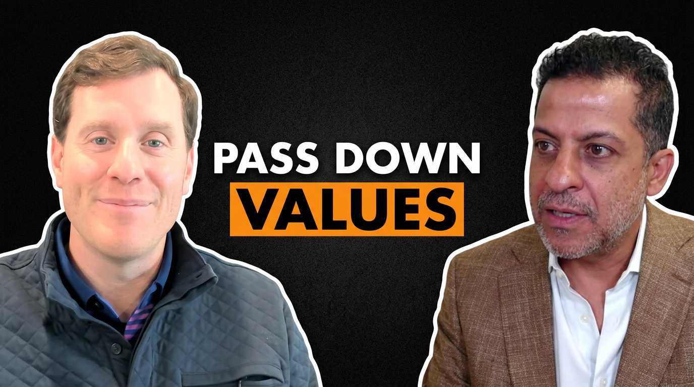 How to Pass Down Values, Not Just Wealth | Dan Pascone with Ashish Khanna | Ep #56